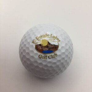 Spalding 3 White Golf Ball El Dorado Lakes Golf Club